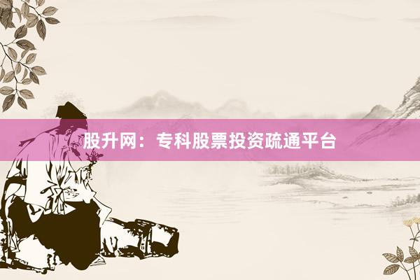 股升网：专科股票投资疏通平台