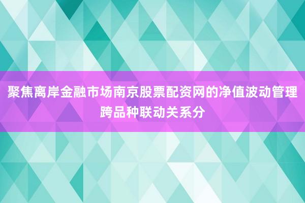 聚焦离岸金融市场南京股票配资网的净值波动管理跨品种联动关系分