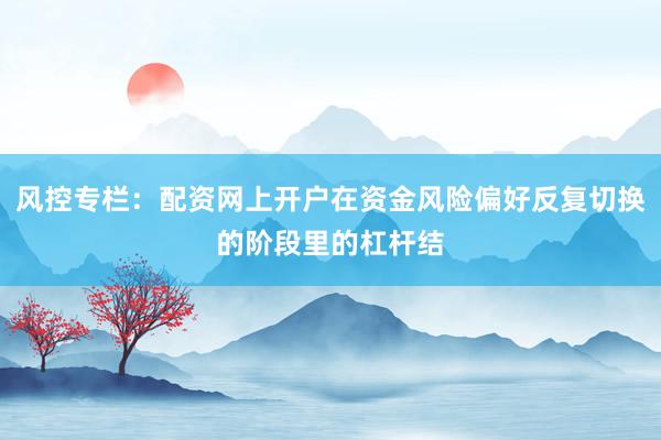 风控专栏：配资网上开户在资金风险偏好反复切换的阶段里的杠杆结