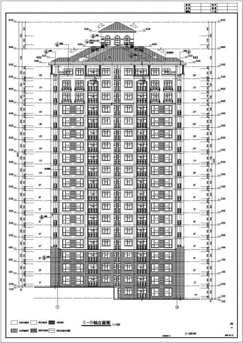 某地19层剪力墙结构住宅建筑施工图